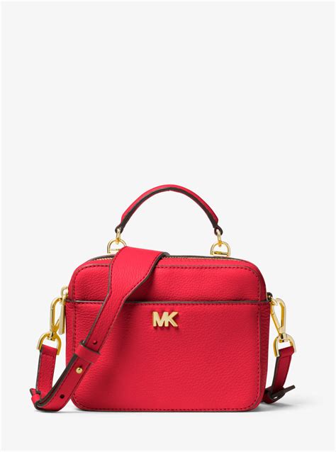 michael kors red mott leather crossbody|michael kors crossbody wallet bag.